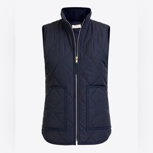 J.Crew Navy Blue Mercantile Quilted Puffer Vest M